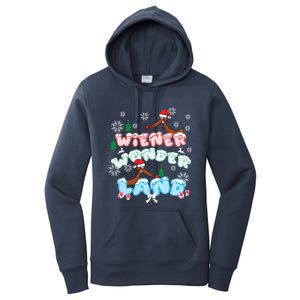 Walking In A Wiener Wonderland Dachshund Doxie Christmas Great Gift Women's Pullover Hoodie