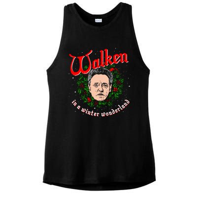 Walken In A Winter Wonderland Ladies PosiCharge Tri-Blend Wicking Tank