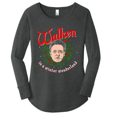 Walken In A Winter Wonderland Women's Perfect Tri Tunic Long Sleeve Shirt