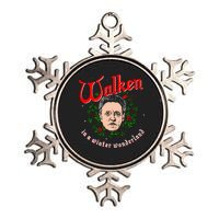 Walken In A Winter Wonderland Metallic Star Ornament