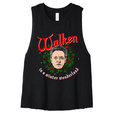 Walken In A Winter Wonderland Women's Racerback Cropped Tank