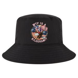 Wtf Is A Kilogram Funny 4th Of July Patriotic Eagle Usa Cool Comfort Performance Bucket Hat