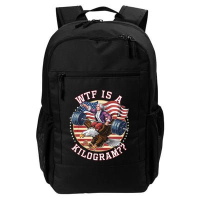 Wtf Is A Kilogram Funny 4th Of July Patriotic Eagle Usa Backpack