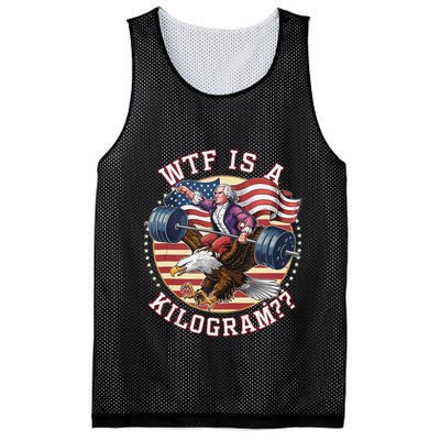 Wtf Is A Kilogram Funny 4th Of July Patriotic Eagle Usa Mesh Reversible Basketball Jersey Tank