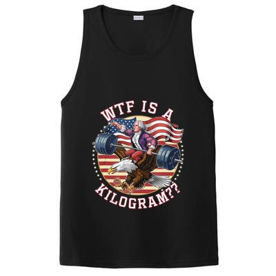 Wtf Is A Kilogram Funny 4th Of July Patriotic Eagle Usa PosiCharge Competitor Tank