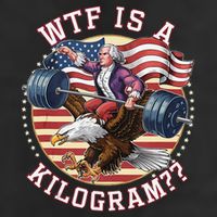 Wtf Is A Kilogram Funny 4th Of July Patriotic Eagle Usa Golf Towel