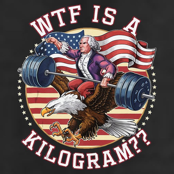 Wtf Is A Kilogram Funny 4th Of July Patriotic Eagle Usa Golf Towel