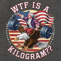 Wtf Is A Kilogram Funny 4th Of July Patriotic Eagle Usa Vector Backpack