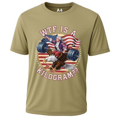 Wtf Is A Kilogram Funny 4th Of July Patriotic Eagle Usa Performance Shirt