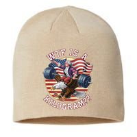 Wtf Is A Kilogram Funny 4th Of July Patriotic Eagle Usa Sustainable Beanie