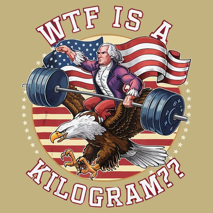 Wtf Is A Kilogram Funny 4th Of July Patriotic Eagle Usa Magnet