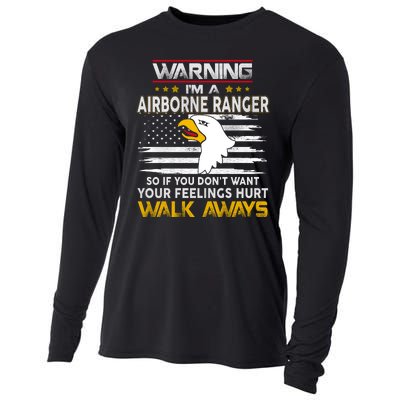 Warning Im A 101st AIRBORNE So If You Dont Want Your Feelings Hurt Walk Always Cooling Performance Long Sleeve Crew