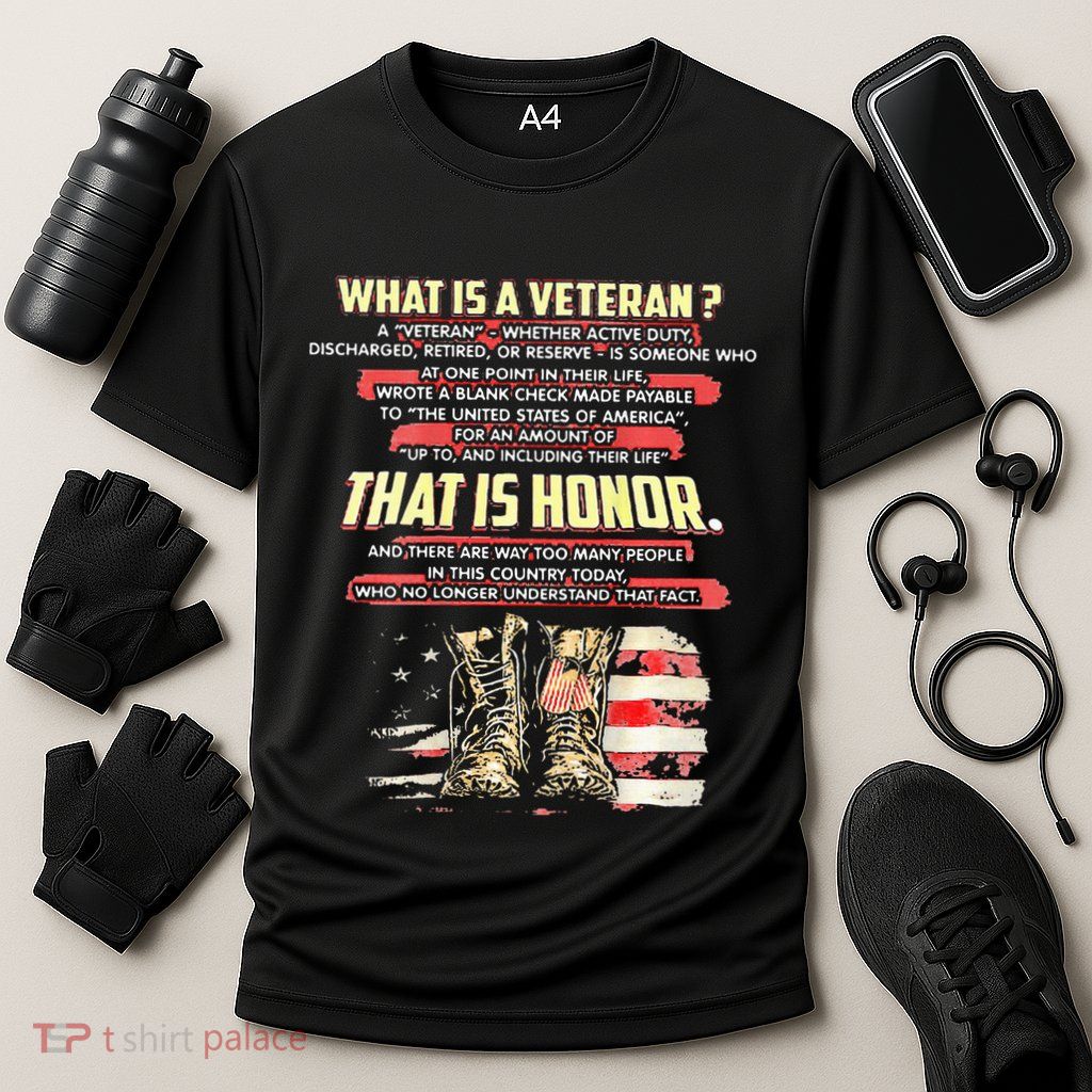 What Is A Veteran That Is Honor Performance Shirt