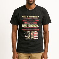 What Is A Veteran That Is Honor Tall T-Shirt