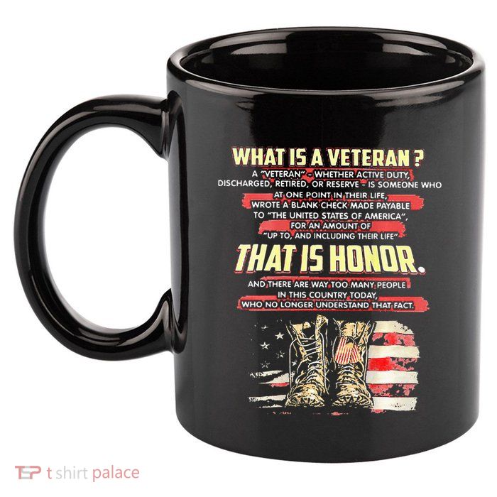 What Is A Veteran That Is Honor 11oz C Handle Ceramic Mug