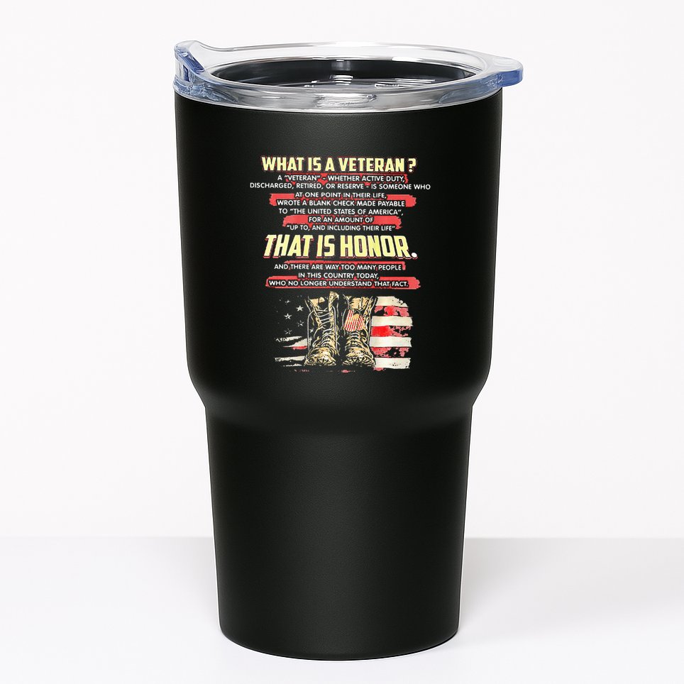 What Is A Veteran That Is Honor Tumbler