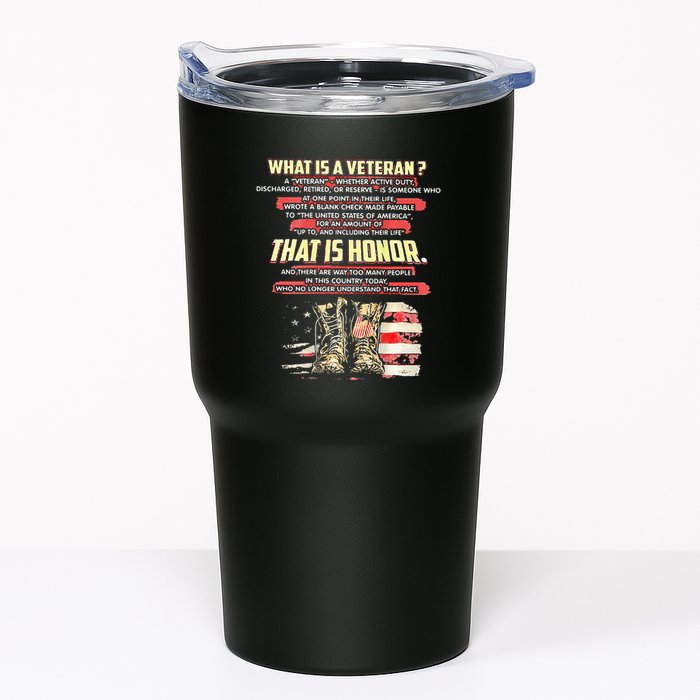 What Is A Veteran That Is Honor Tumbler