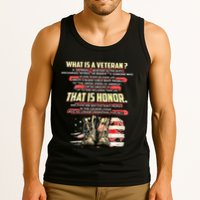 What Is A Veteran That Is Honor Tank Top