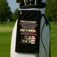 What Is A Veteran That Is Honor Golf Towel