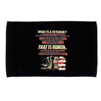 What Is A Veteran That Is Honor Microfiber Hand Towel