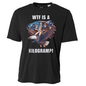 Wtf Is A Kilogram? Funny 4th Of July Patriotic Eagle Usa Cooling Performance Crew T-Shirt