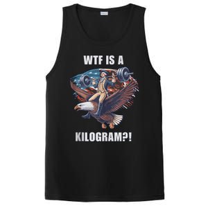 Wtf Is A Kilogram? Funny 4th Of July Patriotic Eagle Usa PosiCharge Competitor Tank