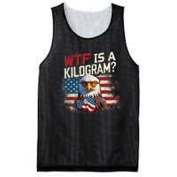 Wtf Is A Kilogram Funny 4th Of July Patriotic Eagle Usa Flag Mesh Reversible Basketball Jersey Tank