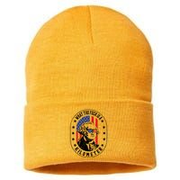 Wtf Is A Kilometer What The Fuck Is A Kilometer Funny Sustainable Knit Beanie