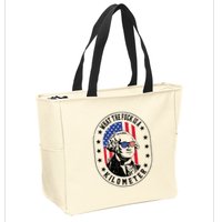 Wtf Is A Kilometer What The Fuck Is A Kilometer Funny Zip Tote Bag