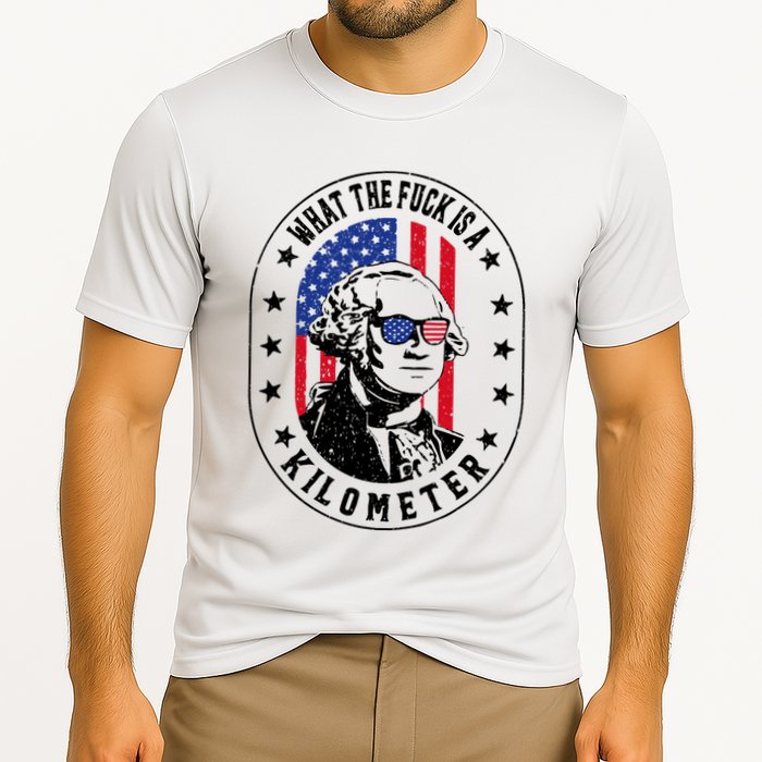 Wtf Is A Kilometer What The Fuck Is A Kilometer Funny Performance Shirt