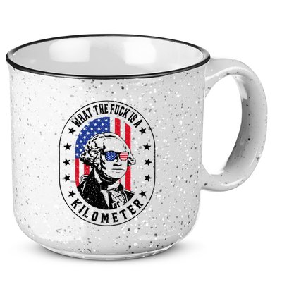 Wtf Is A Kilometer What The Fuck Is A Kilometer Funny 15oz Campfire Ceramic Mug
