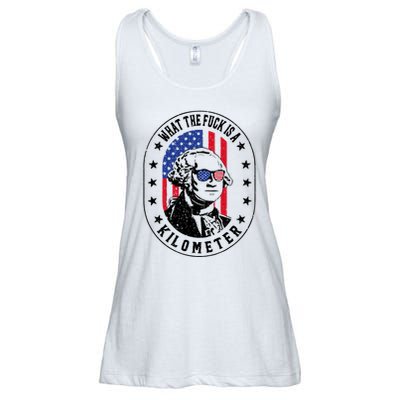 Wtf Is A Kilometer What The Fuck Is A Kilometer Funny Ladies Essential Flowy Tank