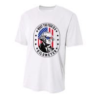Wtf Is A Kilometer What The Fuck Is A Kilometer Funny Youth Performance Sprint T-Shirt