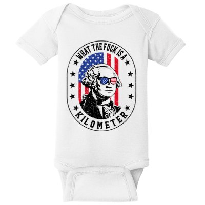 Wtf Is A Kilometer What The Fuck Is A Kilometer Funny Baby Bodysuit