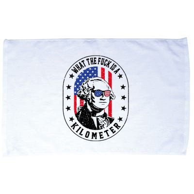 Wtf Is A Kilometer What The Fuck Is A Kilometer Funny Microfiber Hand Towel