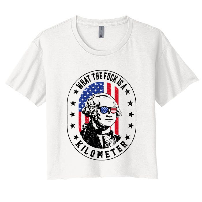 Wtf Is A Kilometer What The Fuck Is A Kilometer Funny Crop Top