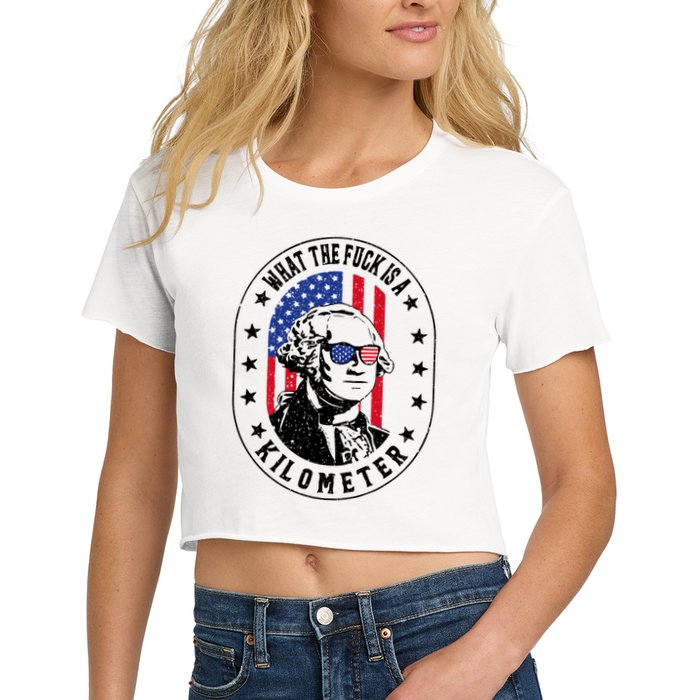 Wtf Is A Kilometer What The Fuck Is A Kilometer Funny Crop Top