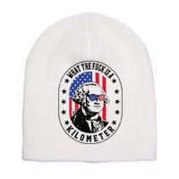 Wtf Is A Kilometer What The Fuck Is A Kilometer Funny Short Acrylic Beanie