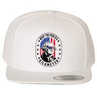 Wtf Is A Kilometer What The Fuck Is A Kilometer Funny Wool Snapback Cap