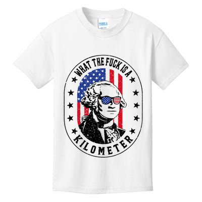 Wtf Is A Kilometer What The Fuck Is A Kilometer Funny Kids T-Shirt