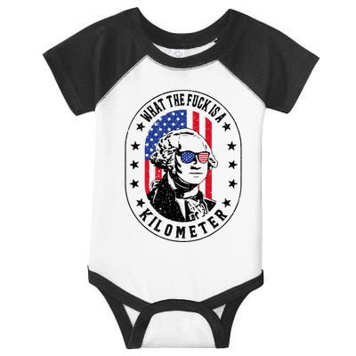 Wtf Is A Kilometer What The Fuck Is A Kilometer Funny Infant Baby Jersey Bodysuit