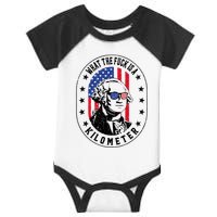 Wtf Is A Kilometer What The Fuck Is A Kilometer Funny Infant Baby Jersey Bodysuit