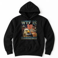 Wtf Is A Kilometer Eagle Badge American Burger 4th Of July Hoodie