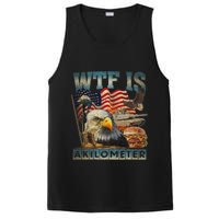 Wtf Is A Kilometer Eagle Badge American Burger 4th Of July PosiCharge Competitor Tank