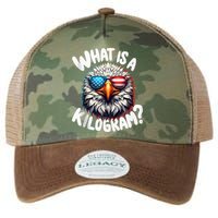 Wtf Is A Kilogram? Funny 4th Of July Patriotic Eagle Usa Legacy Tie Dye Trucker Hat