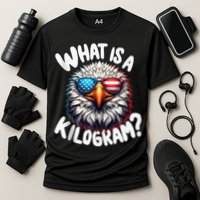 Wtf Is A Kilogram? Funny 4th Of July Patriotic Eagle Usa Cooling Performance Crew T-Shirt