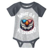 Wtf Is A Kilogram? Funny 4th Of July Patriotic Eagle Usa Infant Baby Jersey Bodysuit