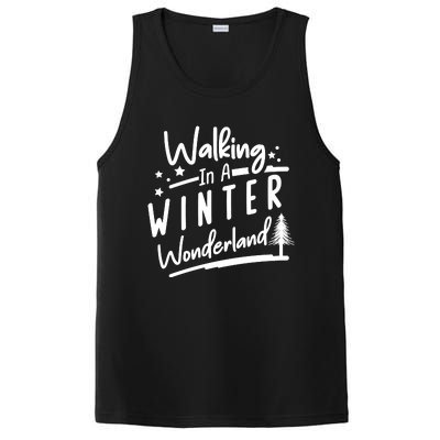 Walking In A Winter Wonderland Graphic PosiCharge Competitor Tank