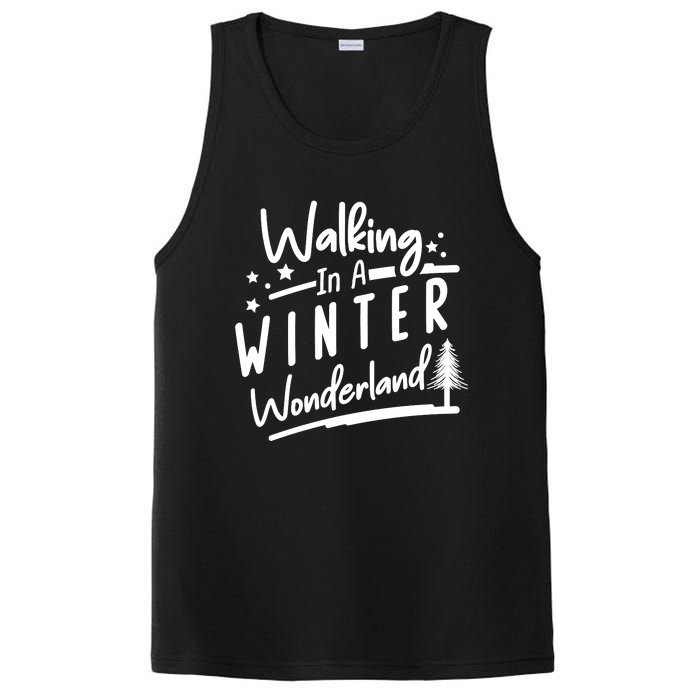 Walking In A Winter Wonderland Graphic PosiCharge Competitor Tank