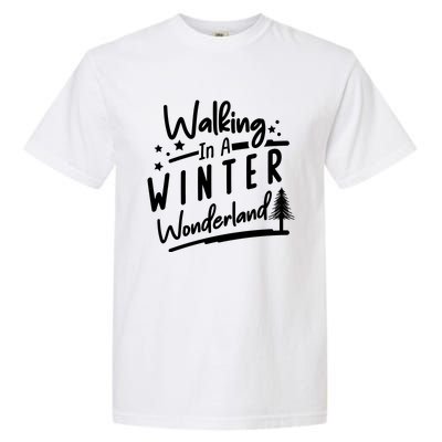 Walking In A Winter Wonderland Graphic Garment-Dyed Heavyweight T-Shirt